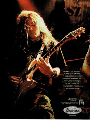 Ibanez Guitars - SZ - SHADOWS FALL - Print Advertisement