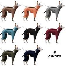 Winter Fleece Turtleneck Whippet Greyhound Gree Dog Jumper Dog Coat Clothes