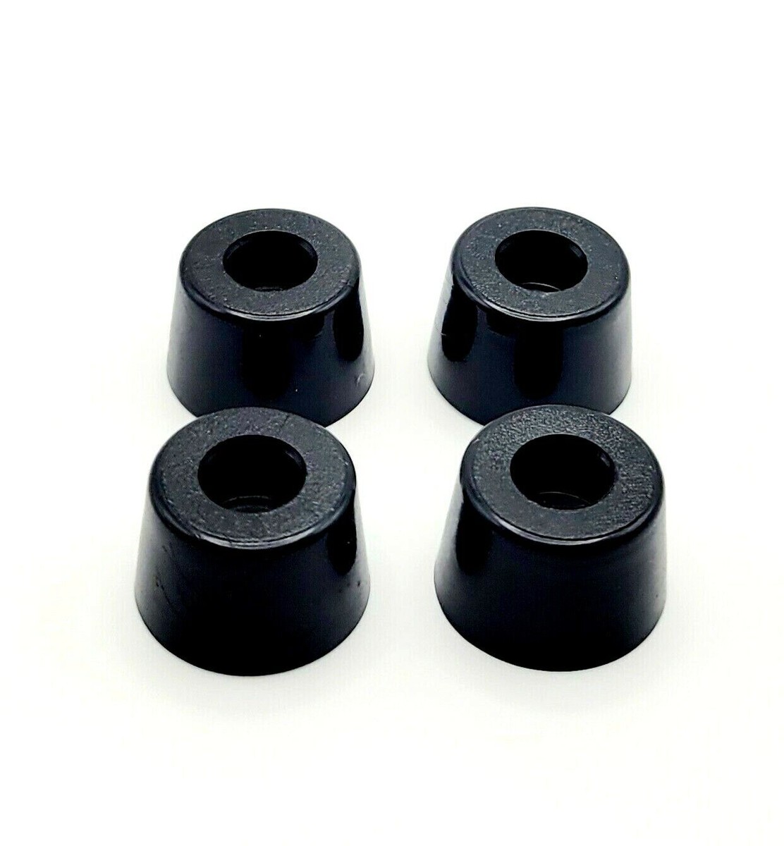 Audio Equipment Feet 1/2" Tall x 3/4" Wide Round Tapered Rubber 