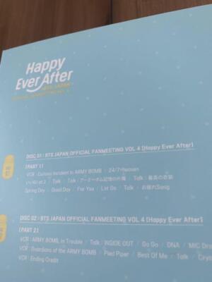 BTS Happy Ever After 4th Muster DVD Japan Limited 2018 Version Fan