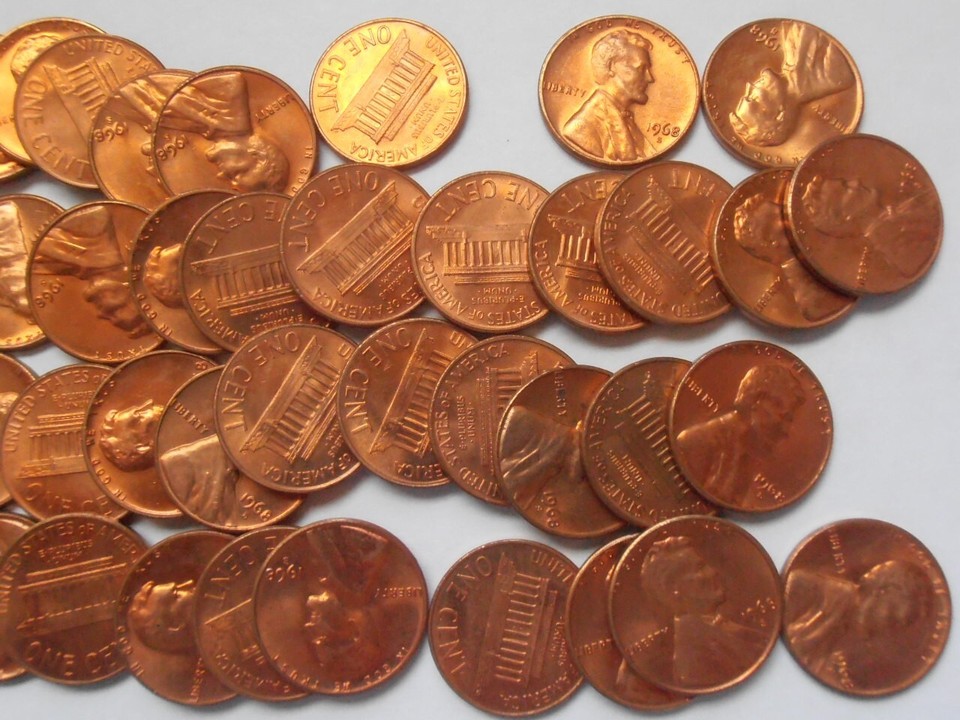 Bu Incon 1968 S BU Lincoln Cent Roll (68SRLA) | eBay