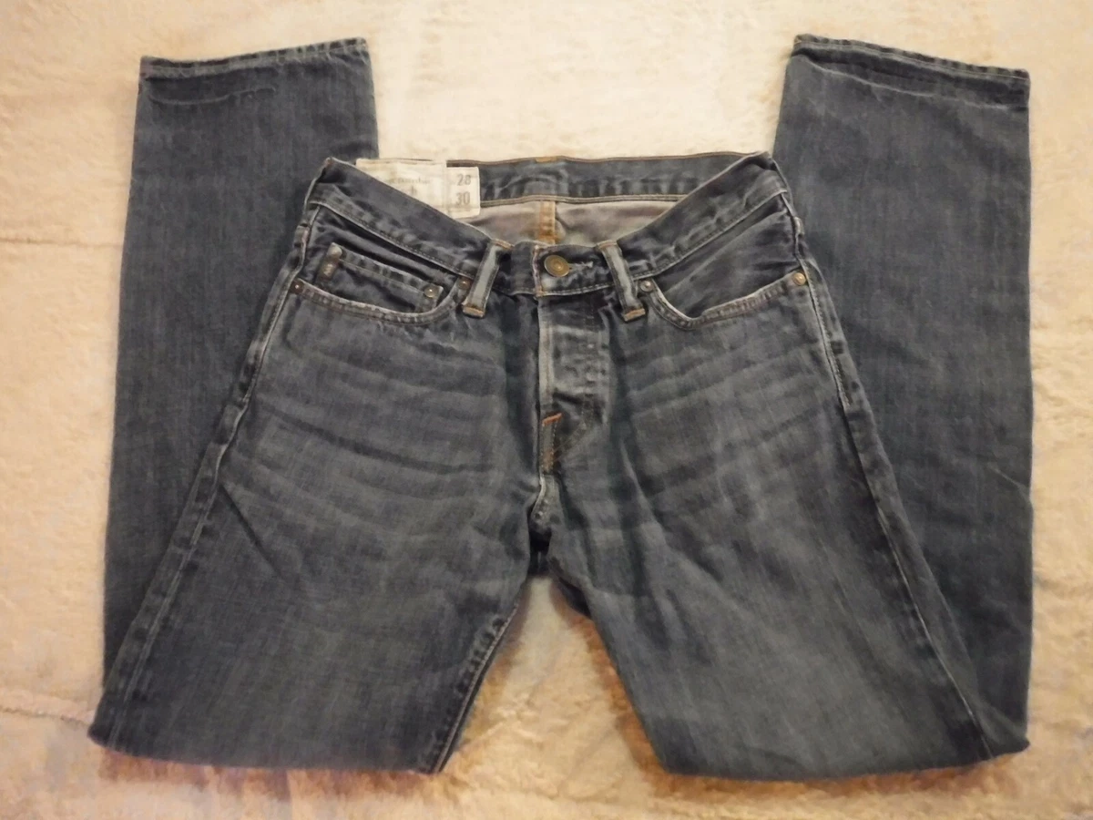 Abercrombie button deals fly jeans