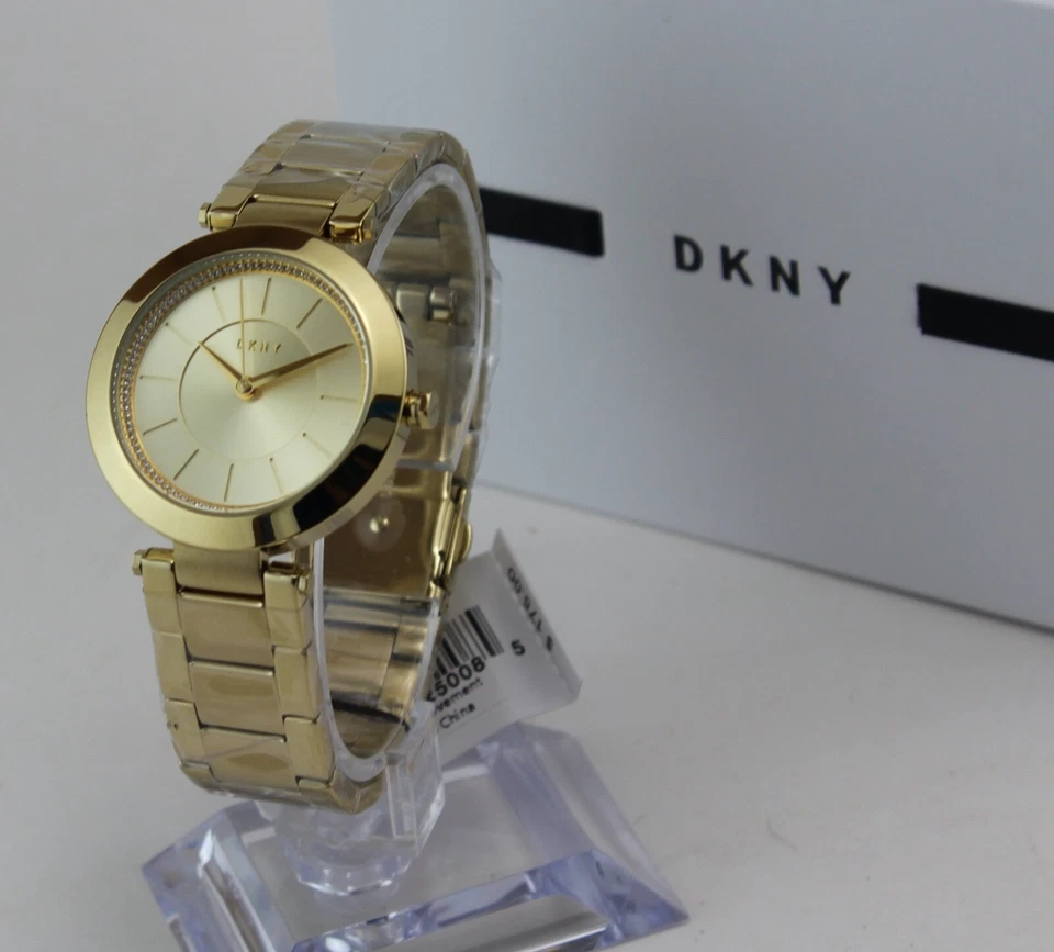 NOVO RELÓGIO FEMININO AUTÊNTICO DKNY STANHOPE DOURADO FEMININO NY2286 - Imagem 4 de 4
