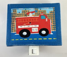 Oopsy Daisy Night Light Red Fire Engine 5" x 4" Max Grover