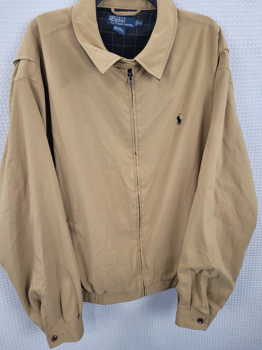 Polo by Ralph Lauren Bayport Bi-Swing Windbreaker Jacket Tan