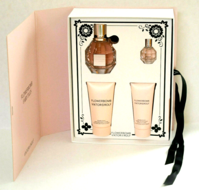 Viktor & Rolf Flowerbomb Fairy Tales EDP 1.7oz + 0.24oz ~ 4 Piece