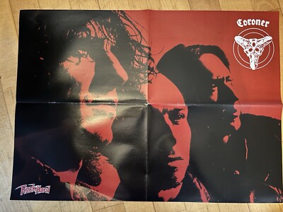 Coroner Vintage Metal Poster No Shirt Los