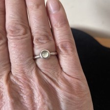 Pandora 925 ALE Sterling Silver Ring With Moo...
