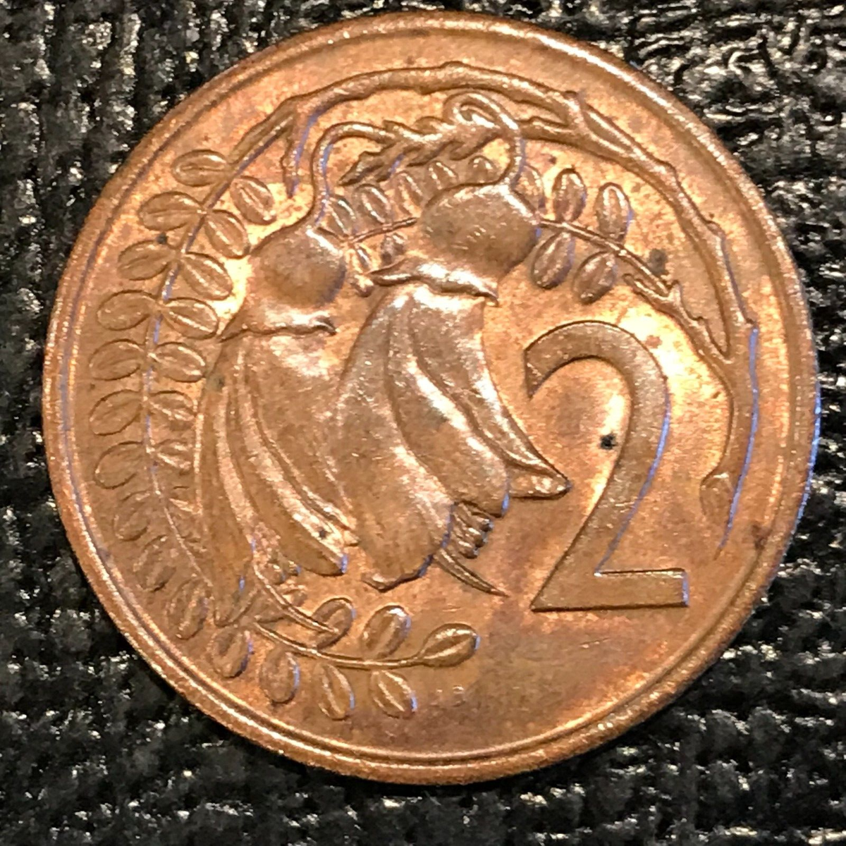 HIGH GRADE AU+ 1967 ZEALAND TWO CENTS COIN-APR130 | eBay