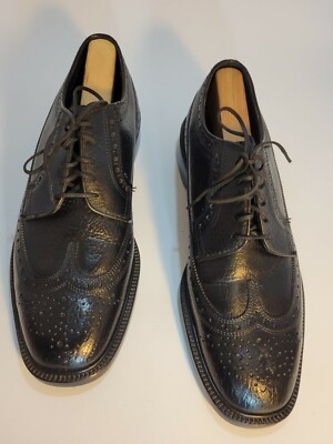Unbranded Men\'s Black Oxfords UNBRANDED Black Lace Up Faux Patent Leather Round Toe Dress  main image 2