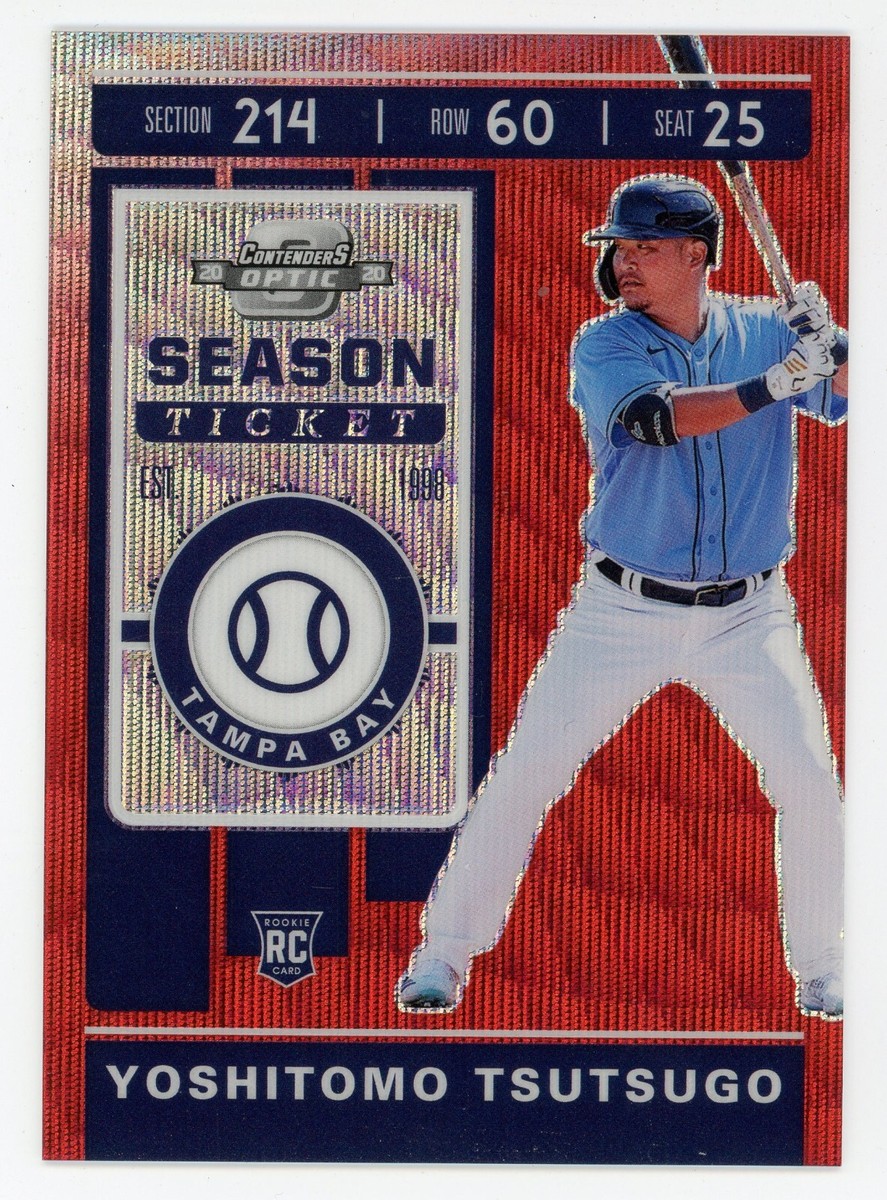 2020 Panini Contenders Yoshimoto Tsutsugo Red Wave Prizm RC #6