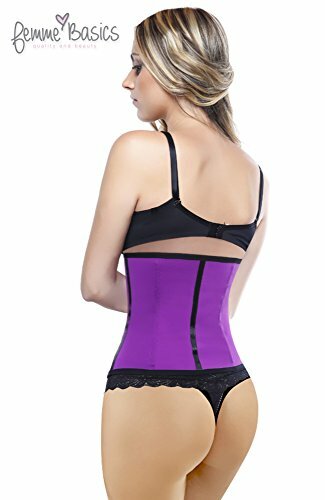 Femme Basics 2026 Sport Taillentrainer Taillenkorsett Training Shapewear Korsett Lila M - Bild 3 von 11