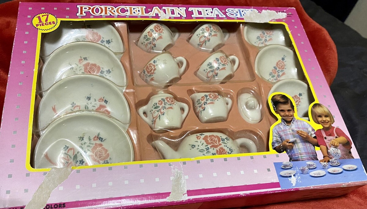 childrens porcelain tea set 17 pieces | eBay