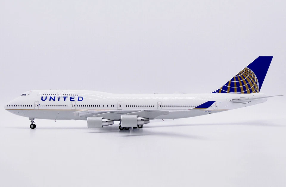 Modelo jet JC Wings XX20520 United Airlines Boeing 747-400 N175UA diecast 1/200 Foto 3 de 4