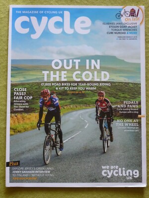 CYCLE / FEB-MARCH 2019 / OUT IN THE COLD / PEDALS AND PAWS
