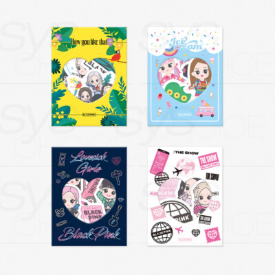 BLACKPINK Official Goods 5th ANNIVERSARY Sticker Pack + Tracking