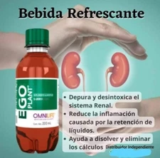 Ego plant cuida tus riñones el original omnilife,pack 20 bottles herbal natural
