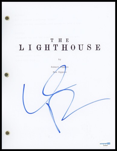 Willem Dafoe "The Lighthouse" AUTOGRAPH Signed Complete Script