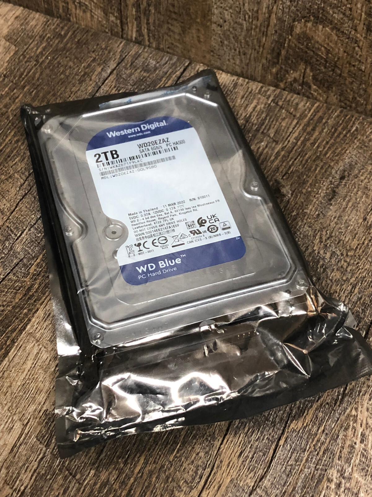 g1034572593 修理 HDD交換 BDZ-AT500 新品 WD Blue WD20EZAZ 2TB