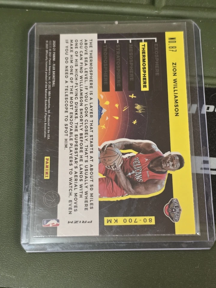 2020-21 Panini Flux Basketball Zion Williamson Thermosphere Case Hit Ssp - Image 2 of 2