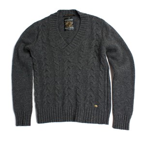 deep v neck jumper mens