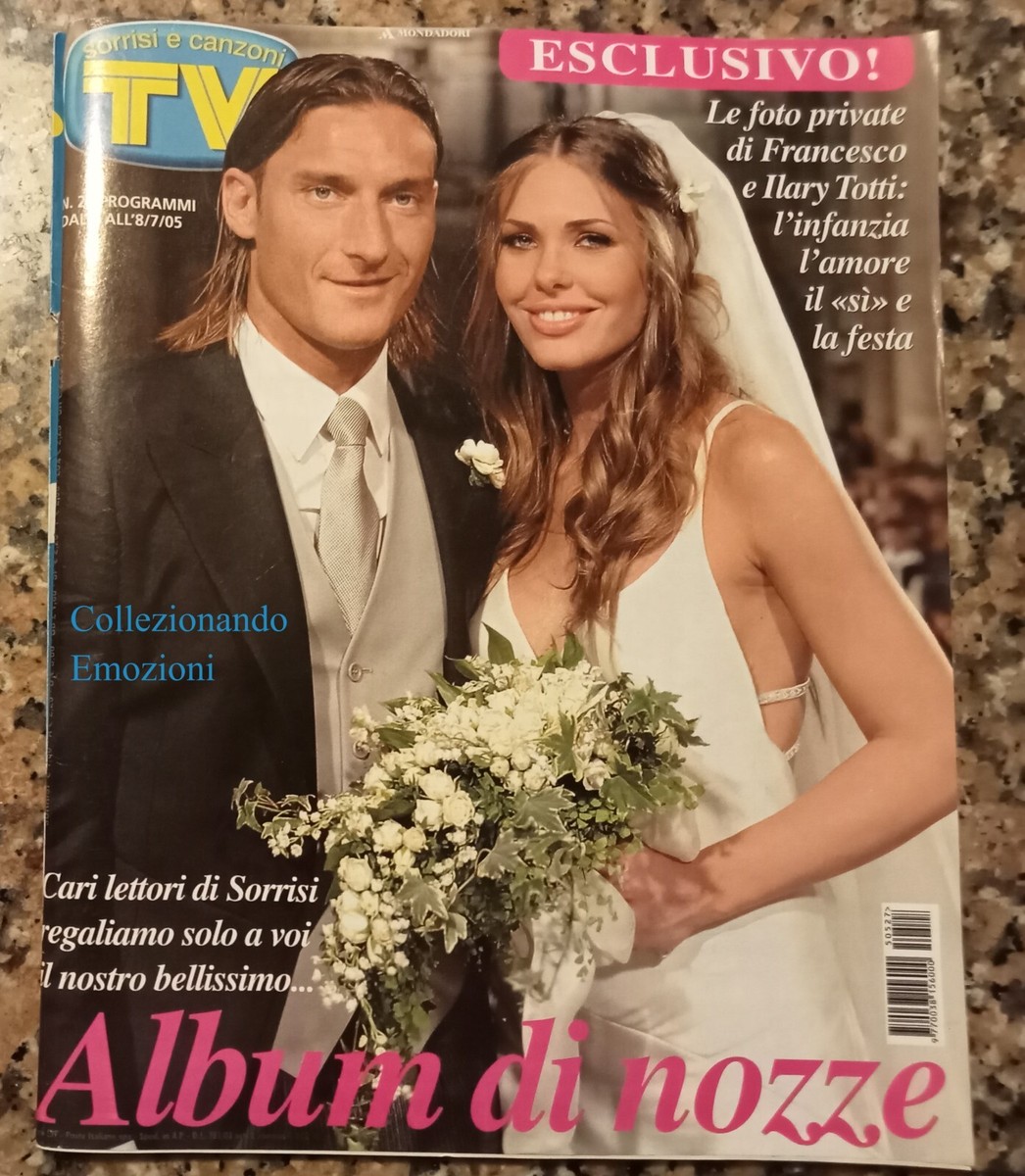 Santa Maria Ilary Blasi Vestito Sposa TV SORRISI E CANZONI 27 2005