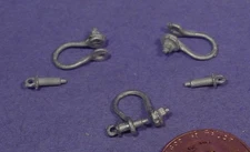 O/On3/On30 LARGE SHACKLES & PINS WISEMAN MODEL SERVICES DETAIL PARTS #O198