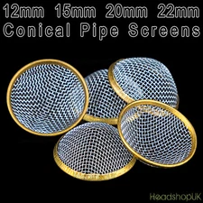 12mm 15mm  20mm 22mm Pipe Screens Gauzes Conical Steel Brass Bowl Metal Filters