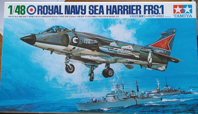 1:48 Tamiya Royal Navy Sea Harrier FRS.1 selten