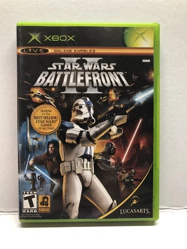 Star Wars: Battlefront II (Microsoft Xbox, 2005) Battlefront 2 TESTED Complete