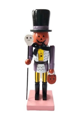 Key 710 Decor Pumpkin Head Nutcracker 10.5''
