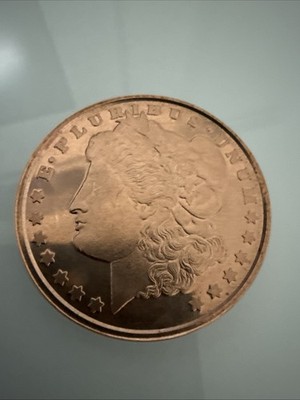 1 oz Copper Round - Morgan Dollar Limited Edition Design - FREE SHIPPING
