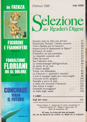 Auswahl aus Reader's Digest - Februar 1988 monatlich - Figuren Und Streichhölzer