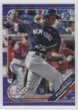 2019 Bowman Chrome Prospects Mega Box Purple Mojo Refractor Estevan Florial 0bg1