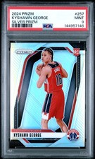 2024 PANINI PRIZM SILVER PRIZM #257 KYSHAWN GEORGE PSA 9