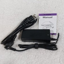 LG 19V Adapter for LG Monitors 34 X 19" Charger Specification Input : 100-240v