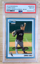Chris Sale /399 (PSA 8, 1st Bowman) 💎 2010 1st Bowman - Draft Picks - Blue