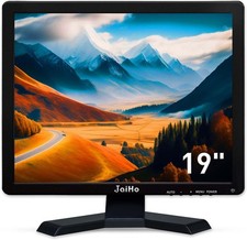 JaiHo 19in 4:3 Security Monitor 1280x1024 CCTV HDMI VGA BNC AV Speakers VESA NEW