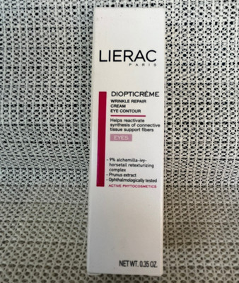 LIERAC Paris Diopticreme wrinkle repair cream EYE Contour 0.35 oz / 10 ml NEW