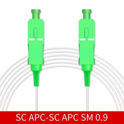 10pcs 3M 0.9mm Fiber Optic JUMPER SC APC-SC APC Single Mode Simplex Fiber Cable