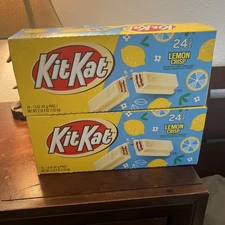 Kit Kat Lemon Crisp Easter Candy 48 Count - Full Size Bars, Individually Wrapped