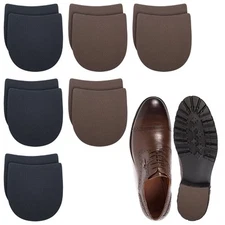 6 Pairs Shoe Repair Rubber Heel Boot Heel Tips Anti-Slip Pads, 4mm Thickness ...