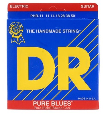 DR Strings Pure Blues .011 -.050 PHR-11 Pure Nickel Wound