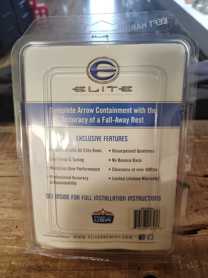 Elite QAD Custom Ultrarest HDX - Left Hand Brown - Image 3 of 3