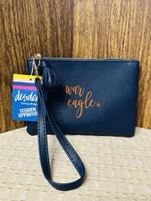 NWT Desden Stadium Approved War Eagle Wristlet Or Wallet