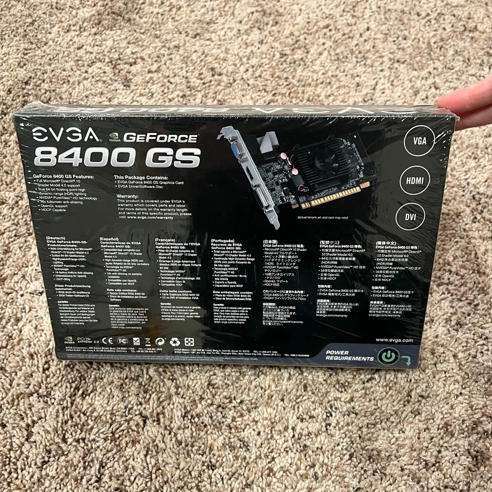 EVGA NVIDIA GeForce 8400 GS 512MB DDR3 PureVideo HD, And CUDA Technology - Image 2 of 4