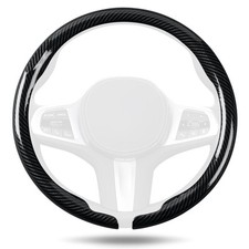 Carbon Fiber Steering Wheel Cover, Ultra-Thin Car Steering Wheel Cover,Comfor...