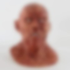 Scary Burned Flesh Full Head Mask Horror Zombie Devil Monster Halloween Prop