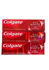 3X Colgate Max White One Whitening Toothpaste Teeth Whitening 75ml, PACK OF 3 42.18 per litre