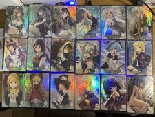 SR Anime Holographic Non-Sport Trading Cards (Lot of 42 Cards + Dupes)